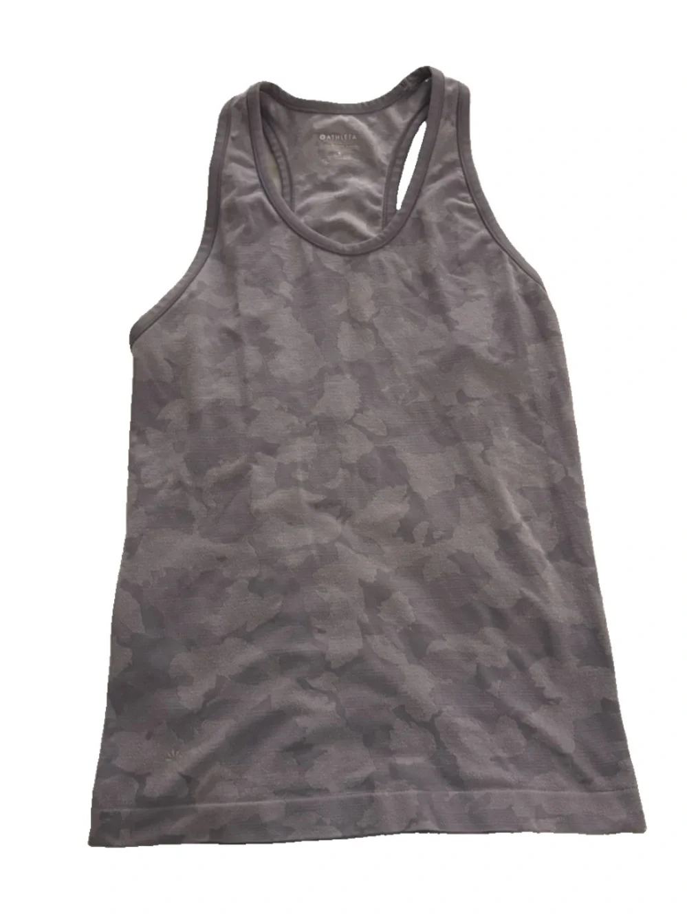 Athleta Gray Camo Racerback Tank - Picture 1 of 3